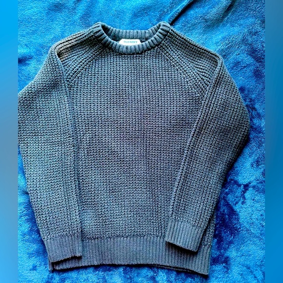 Knitted Blue Sweater - Picture 1 of 2